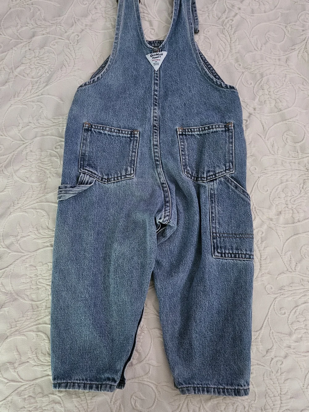 OshKosh B'gosh Classic Blue Denim Overalls (Toddler)